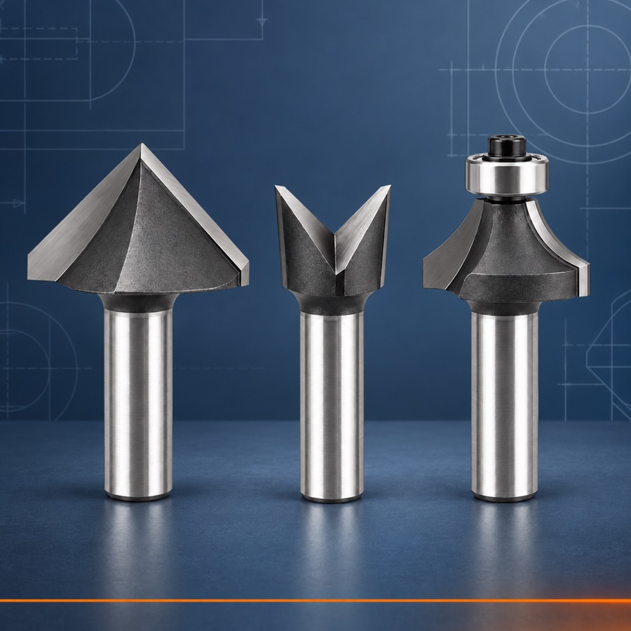 Chamfer & Bevel Router Bits
