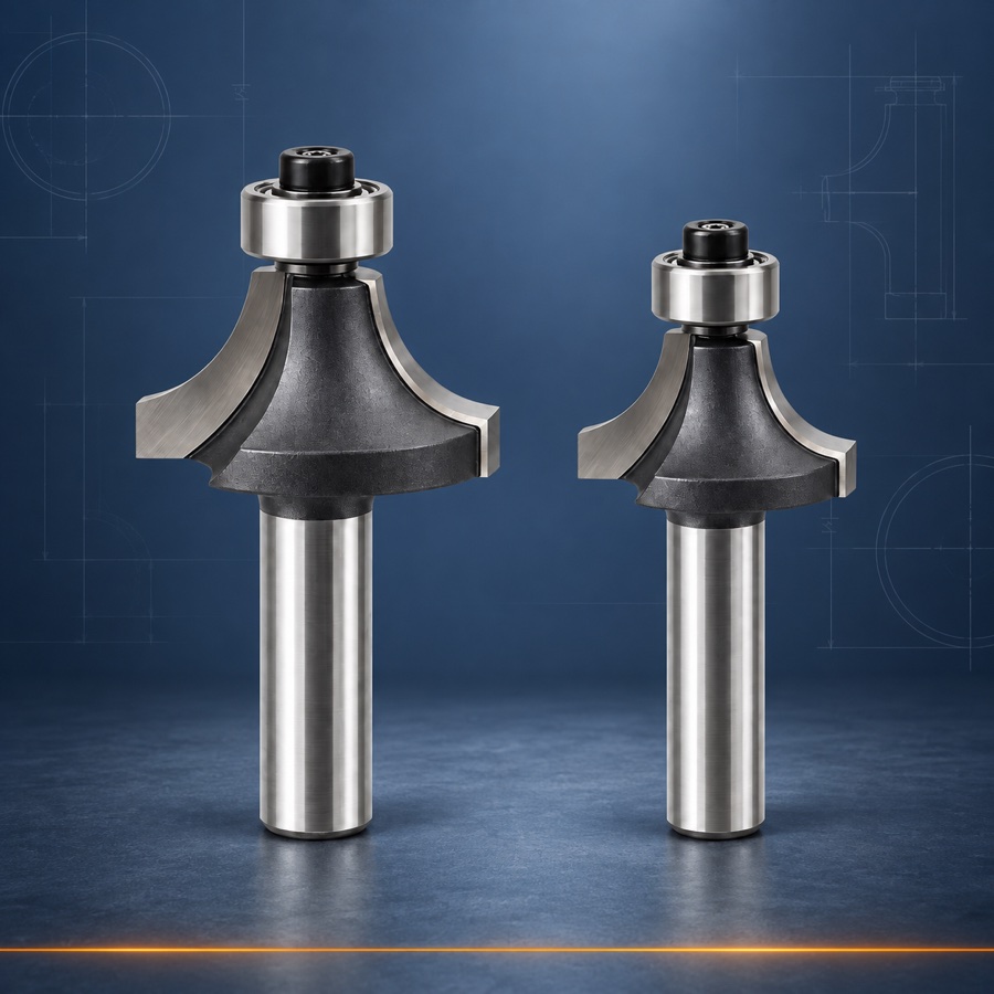 Roundover Router Bits