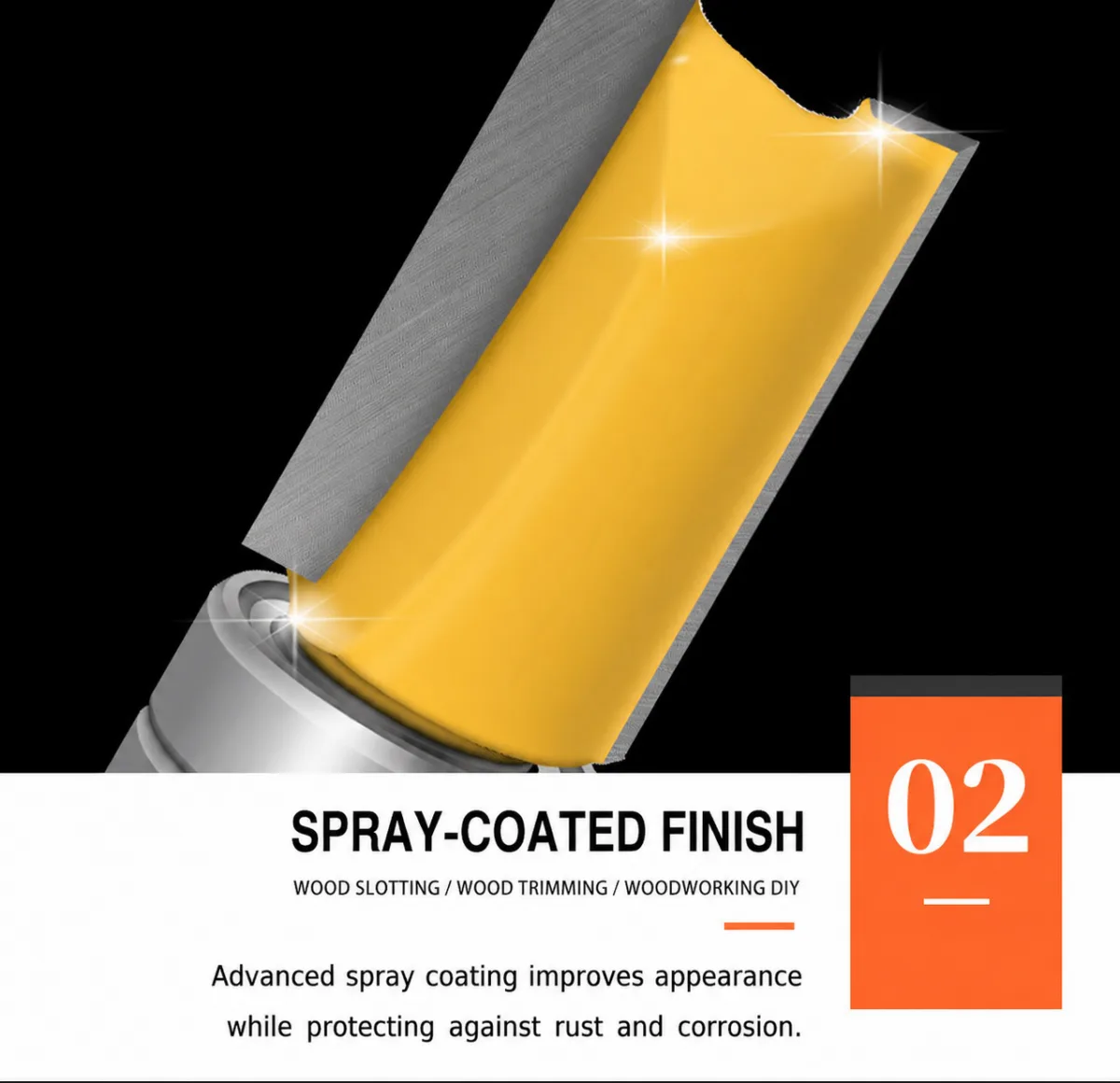 Bearing-Guided Flush Trim Router Bit 6 × 3/4 × 25 - product detail 2