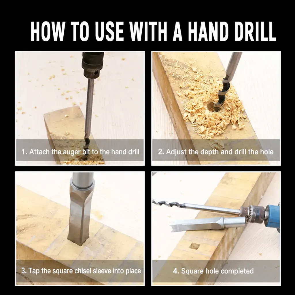 How to Use a Square Hole Mortising Bit