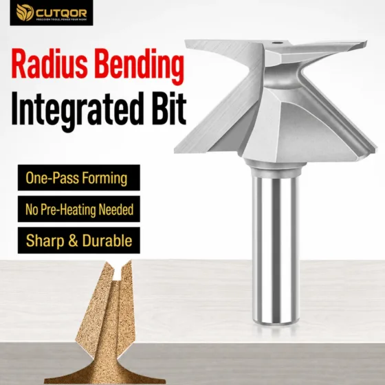 CUTQOR Integrated Radius Bending Router Bits