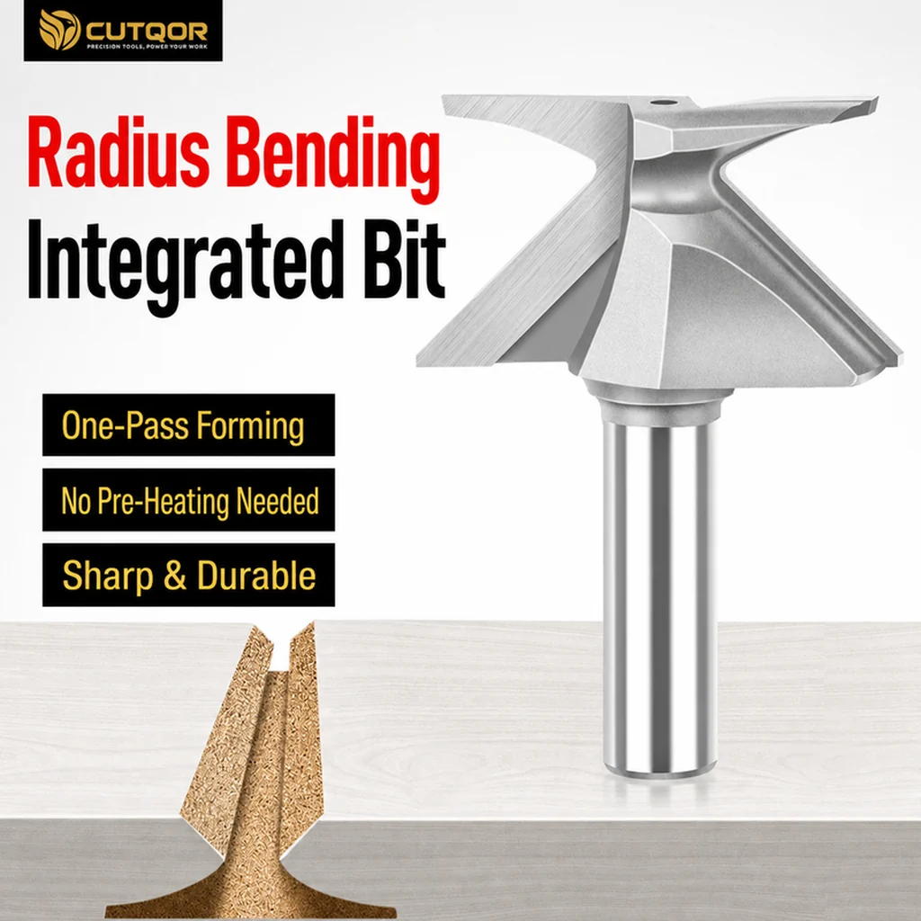 CUTQOR Integrated Radius Bending Router Bits