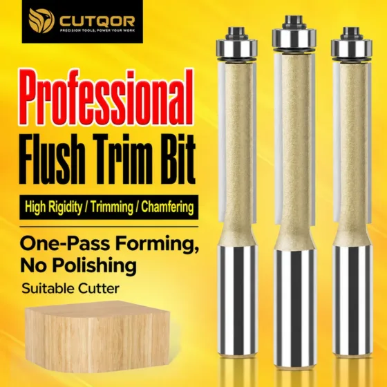 Professional Imperial Flush-Trim Router Bits