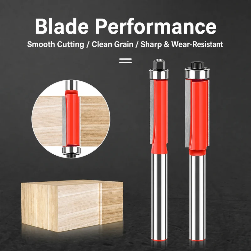 CUTQOR Bearing-Guided Flush-Trim Router Bit Series product detail