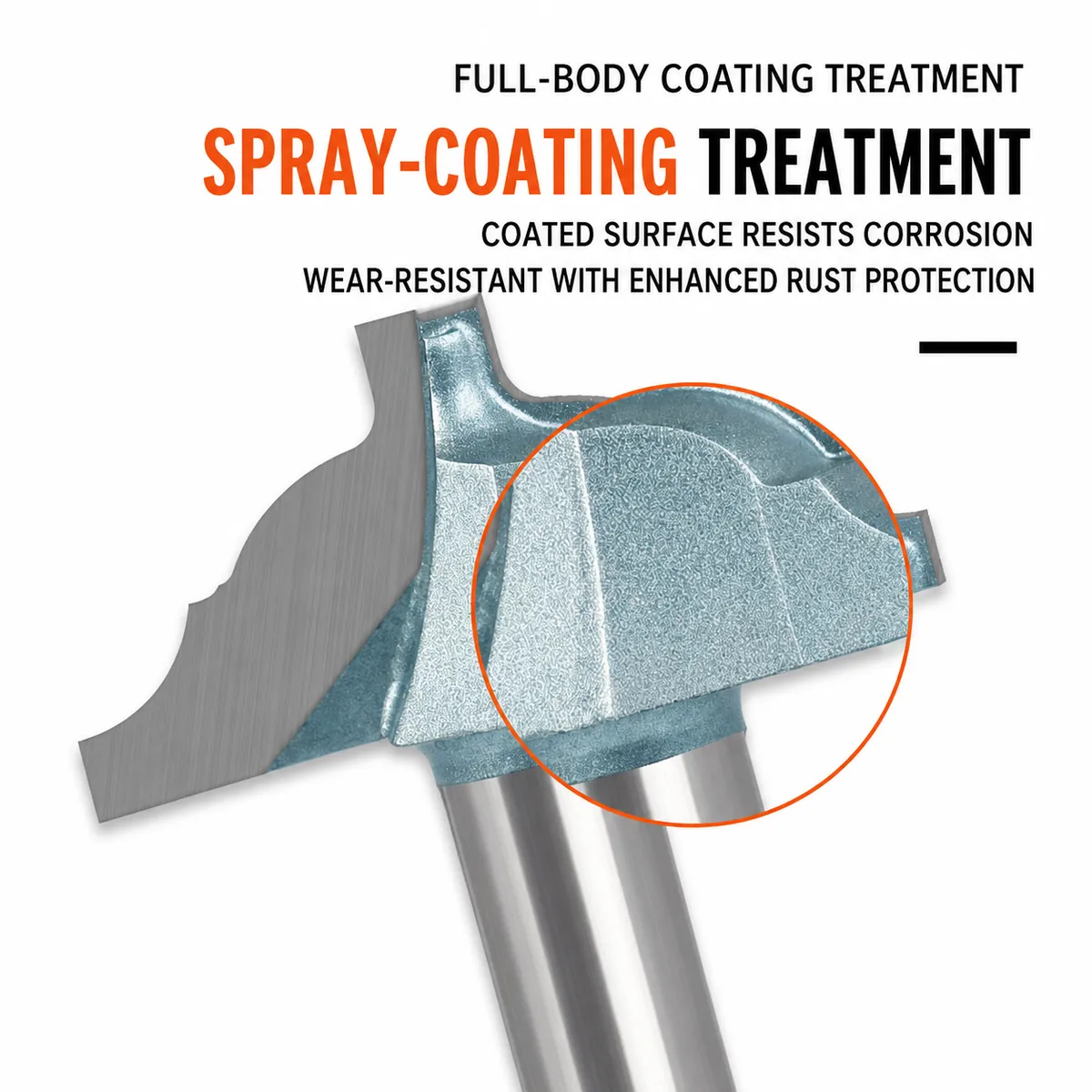 Protective Spray Coating for Molding Router Bits