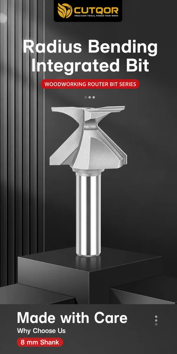 CUTQOR Integrated Radius Bending Router Bits product view