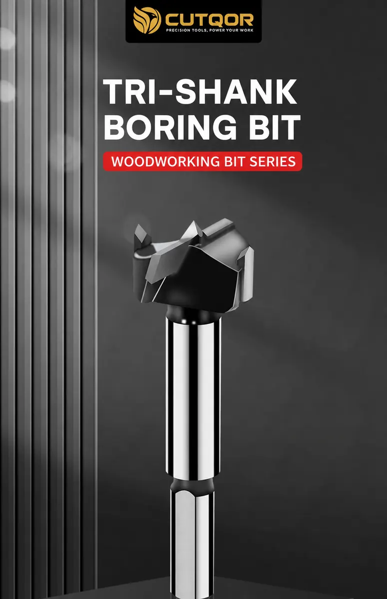 CUTQOR industrial woodworking hinge and lock boring bit