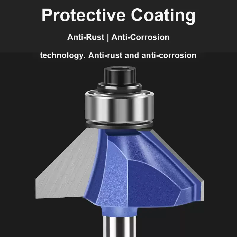 CUTQOR Professional 45° Chamfer Router Bit Sets product detail