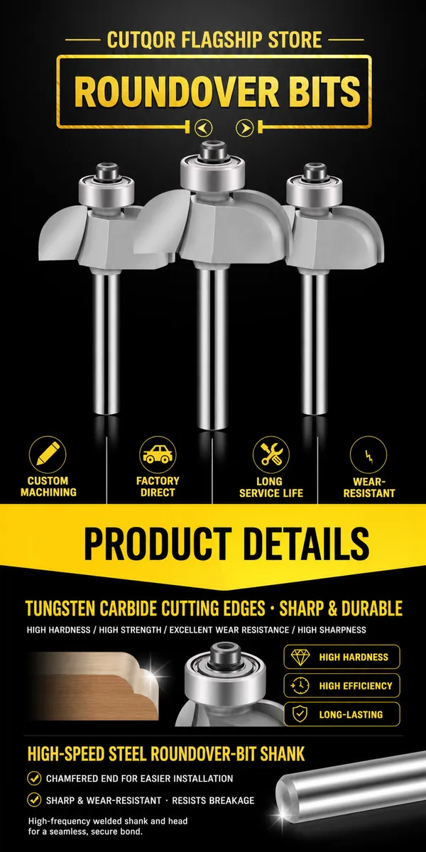 Roundover Router Bit Product Details