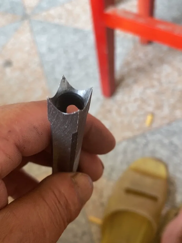 Square Hole Mortising Bit Cutting Head Detail