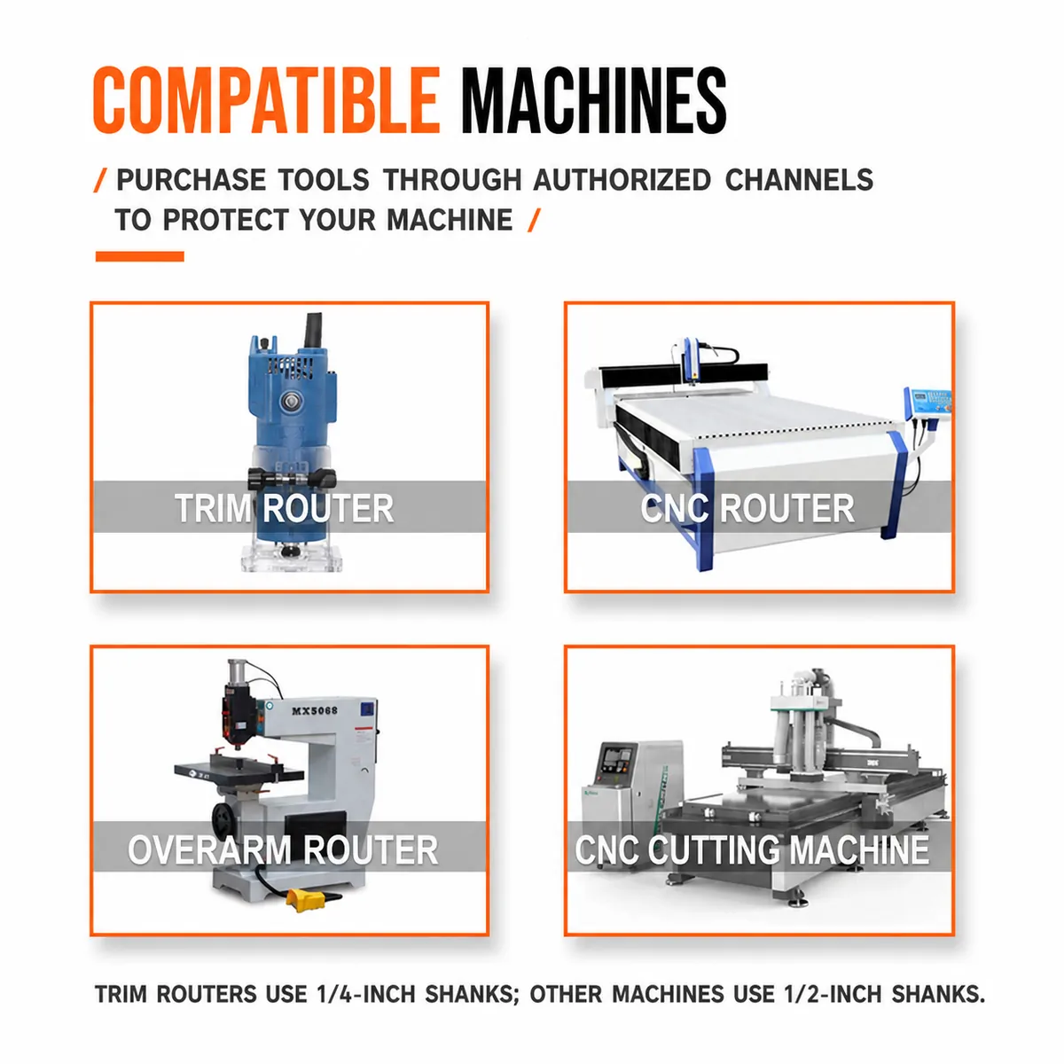 Compatible Machines for Molding Router Bits