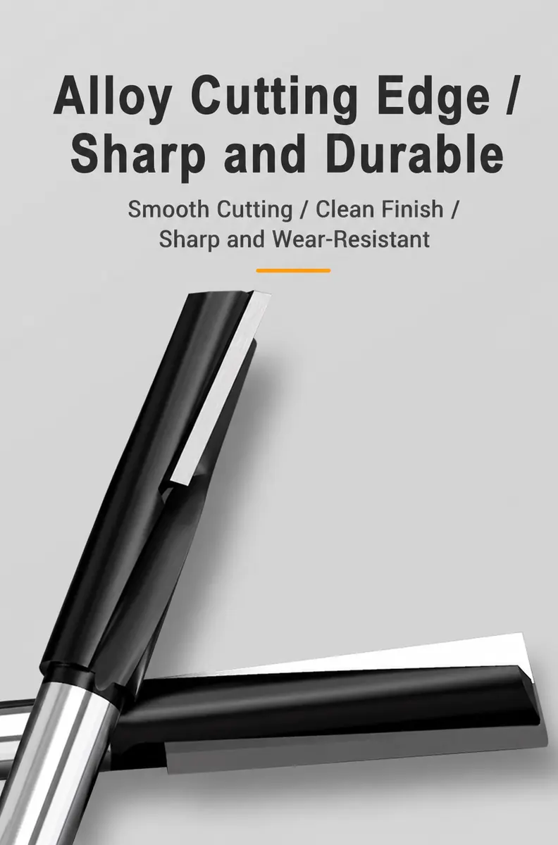 Sharp wear-resistant alloy cutting edge for door lock mortising