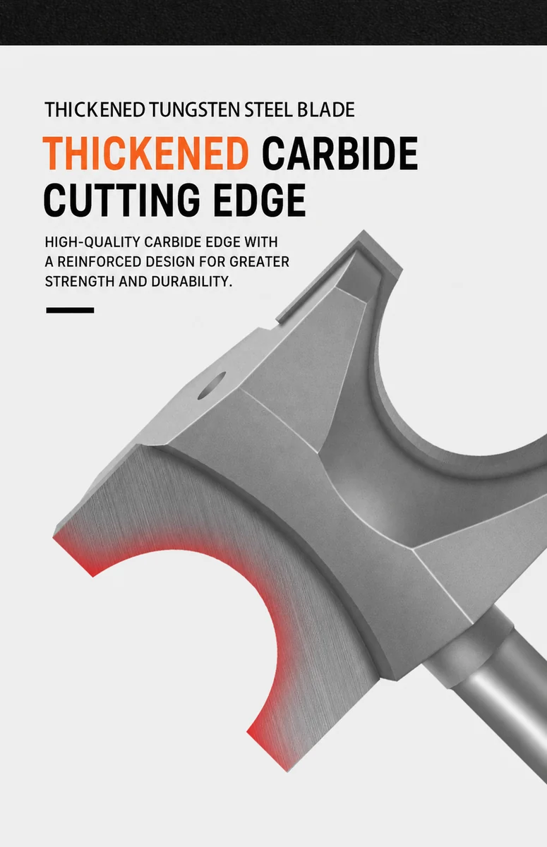 CUTQOR Full Bullnose & Half-Round Router Bits product detail
