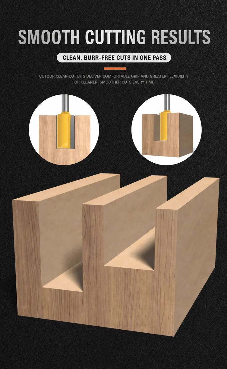 Smooth Straight-Groove Cutting Results