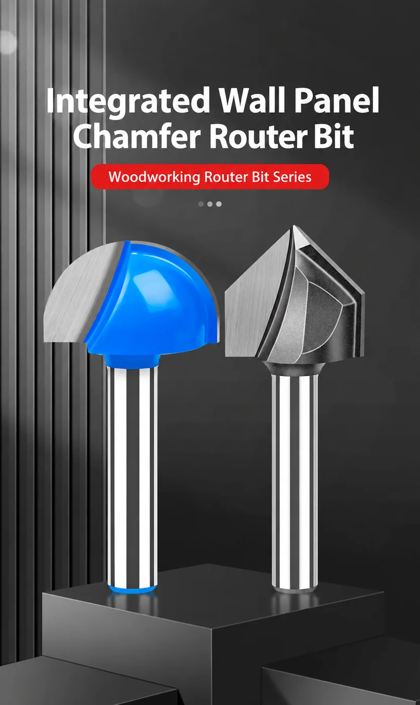 CUTQOR 1/4-Inch 90° V-Groove Router Bits localized English product image 10005-en.webp