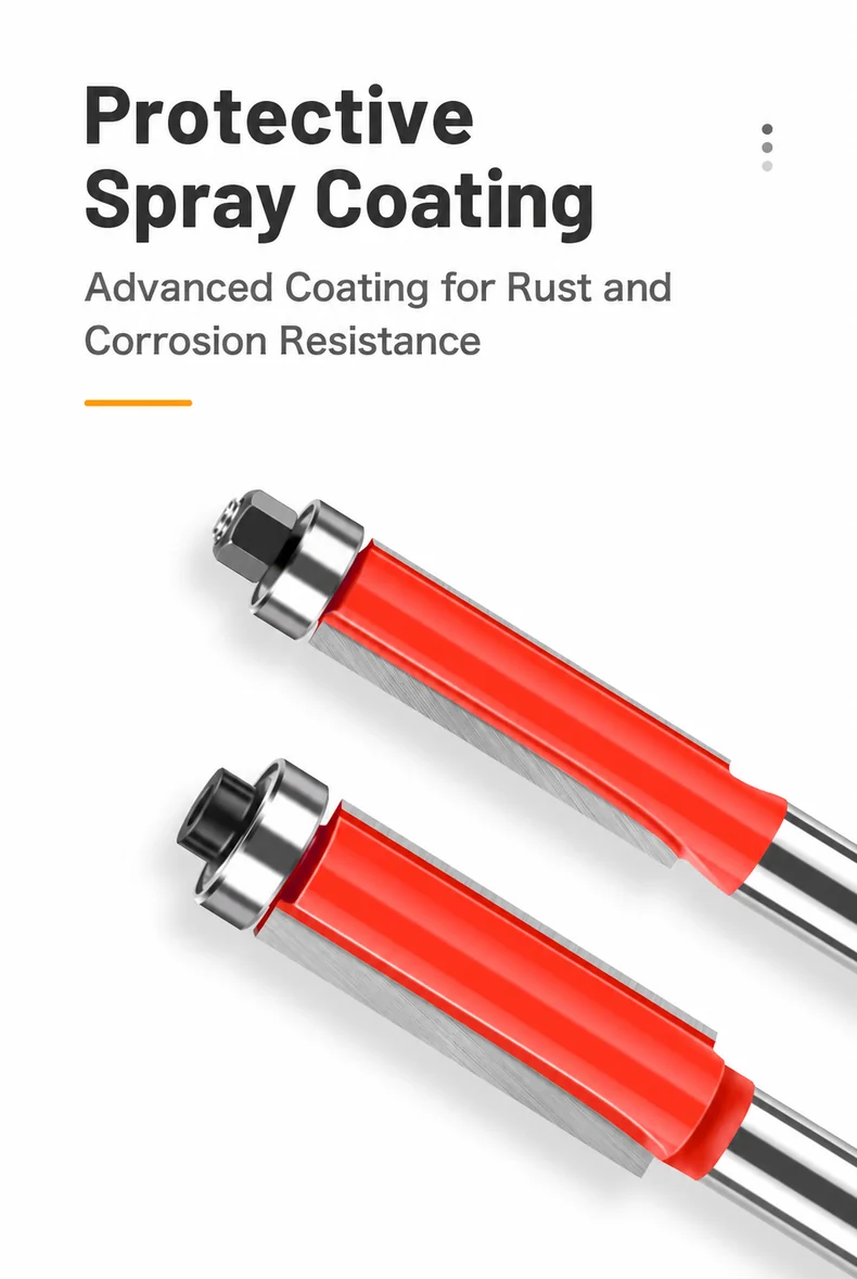 CUTQOR Bearing-Guided Flush-Trim Router Bit Series product detail