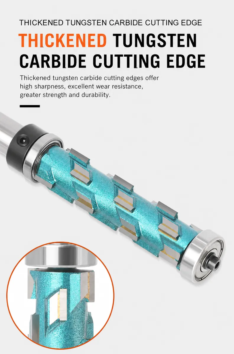 Thickened Tungsten Carbide Cutting Edges