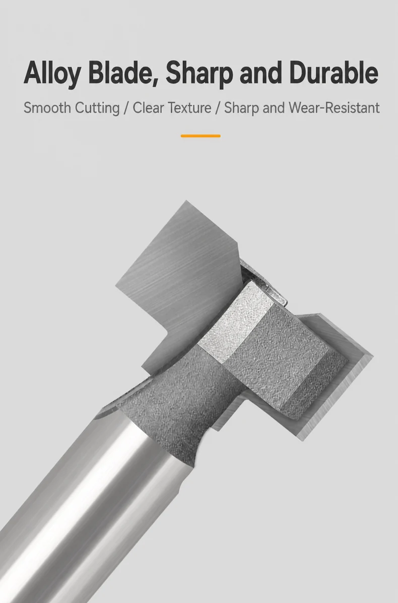 CUTQOR Concealed Cabinet Pull T-Slot Router Bits product detail