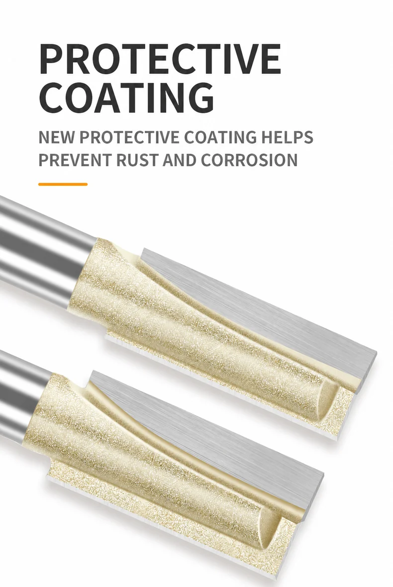 CUTQOR Professional Bottom-Cleaning Router Bits product detail