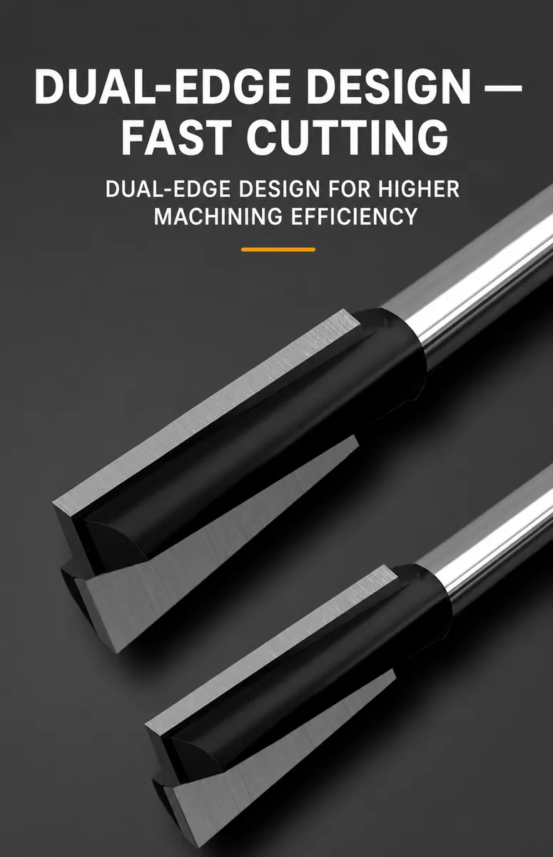 Dual-Edge Machining Efficiency