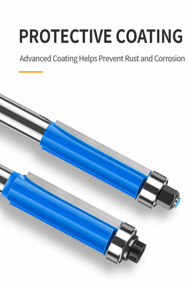 CUTQOR Professional Bearing-Guided Flush-Trim Router Bits product detail