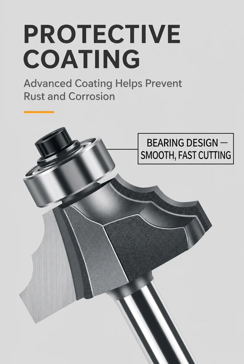 CUTQOR Double-R Molding Router Bits product detail