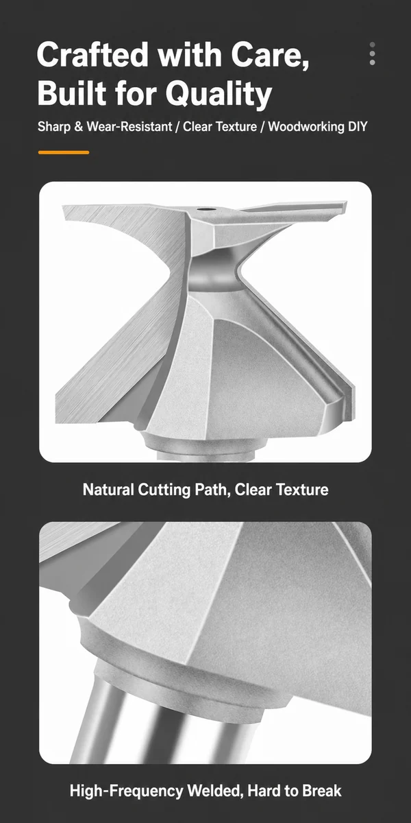 CUTQOR Integrated Radius Bending Router Bits product detail