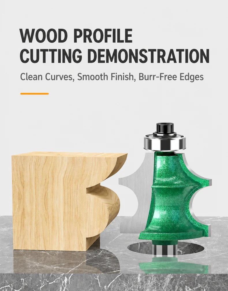 CUTQOR Classical Molding Router Bits product detail