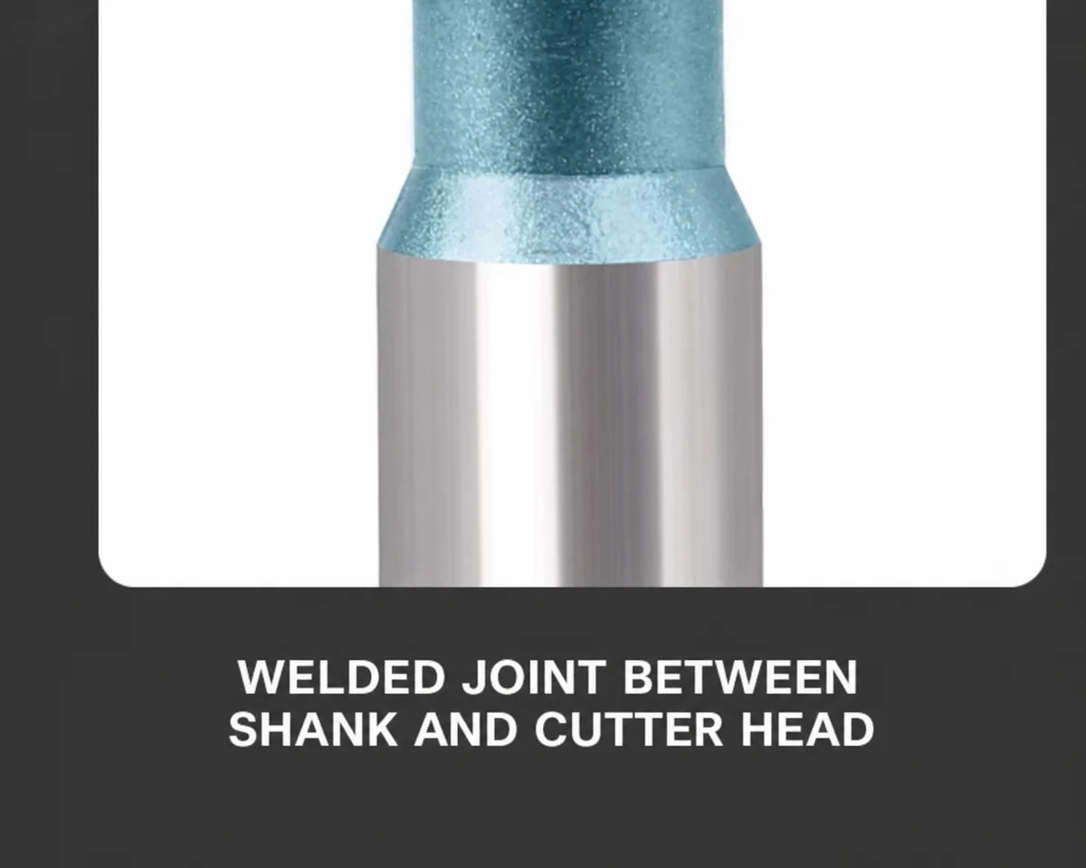 CUTQOR Narrow-Slot Four-Flute Bearing T-Slot Router Bits product detail