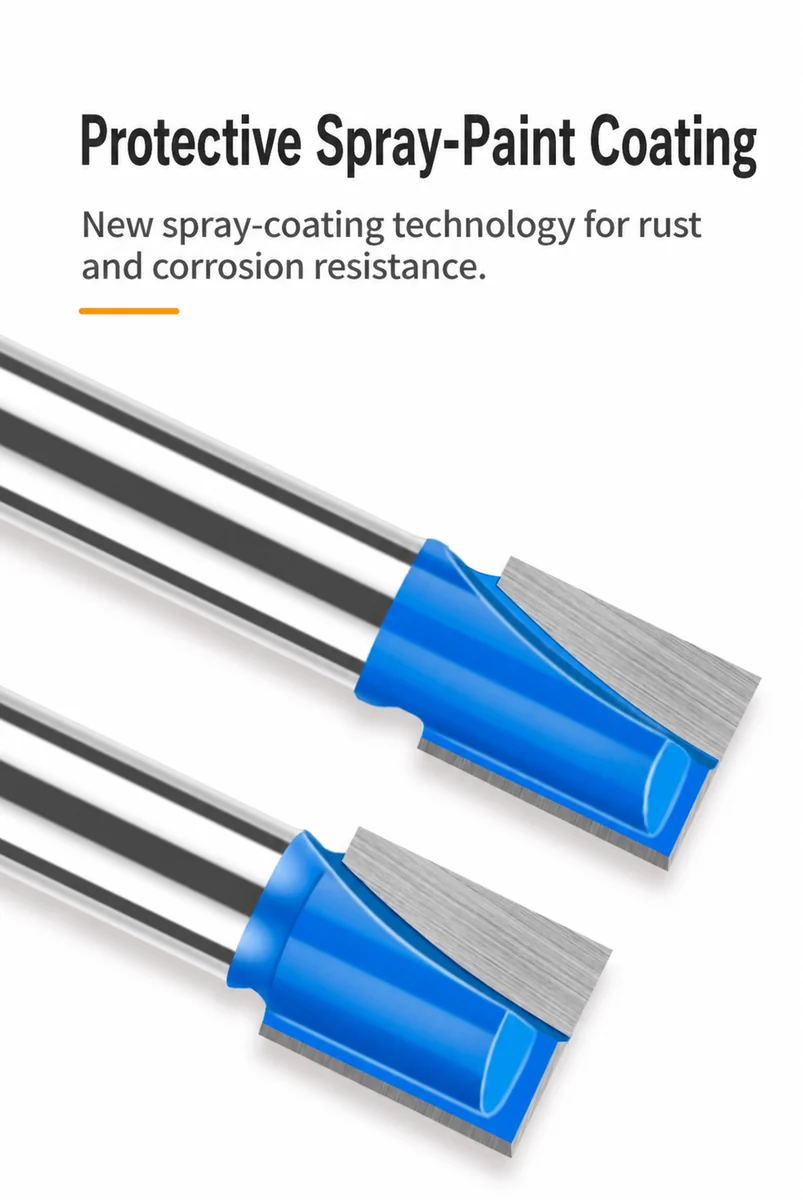 CUTQOR 8 mm Shank Bottom-Cleaning Router Bit Series product detail