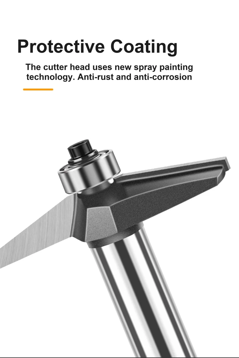 CUTQOR 15° Horse-Nose Profile & Bevel Door Panel Router Bits product detail