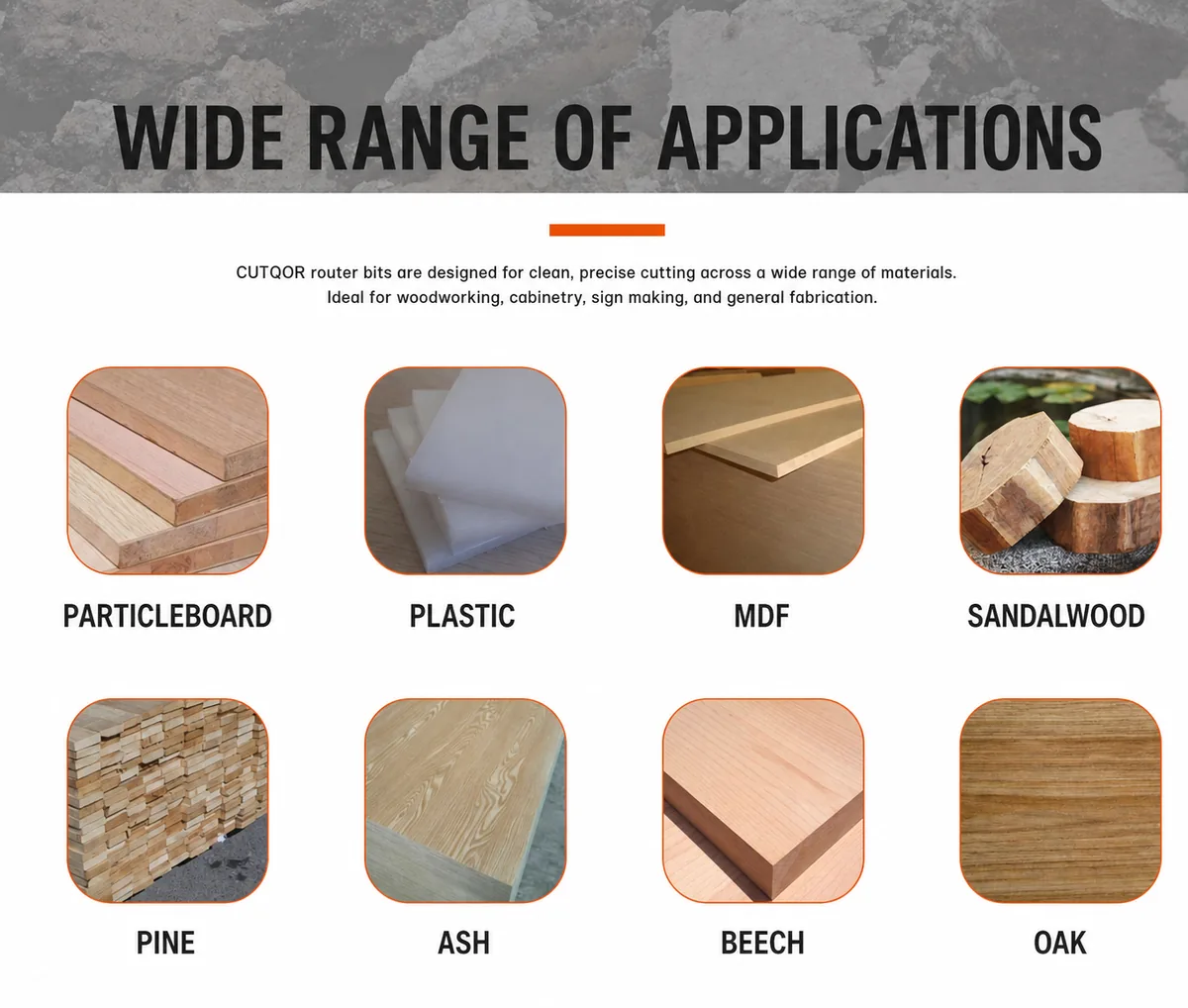 Supported Wood and Panel Materials