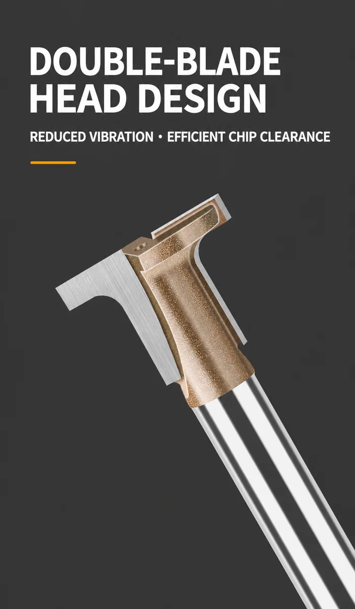 CUTQOR Carbon-Crystal Panel Radius Bending Router Bits product detail