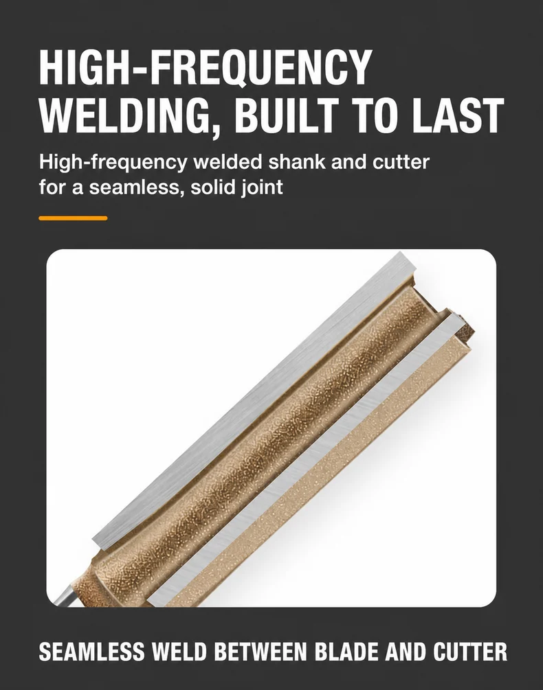 CUTQOR Professional Three-Flute Straight Router Bits product detail