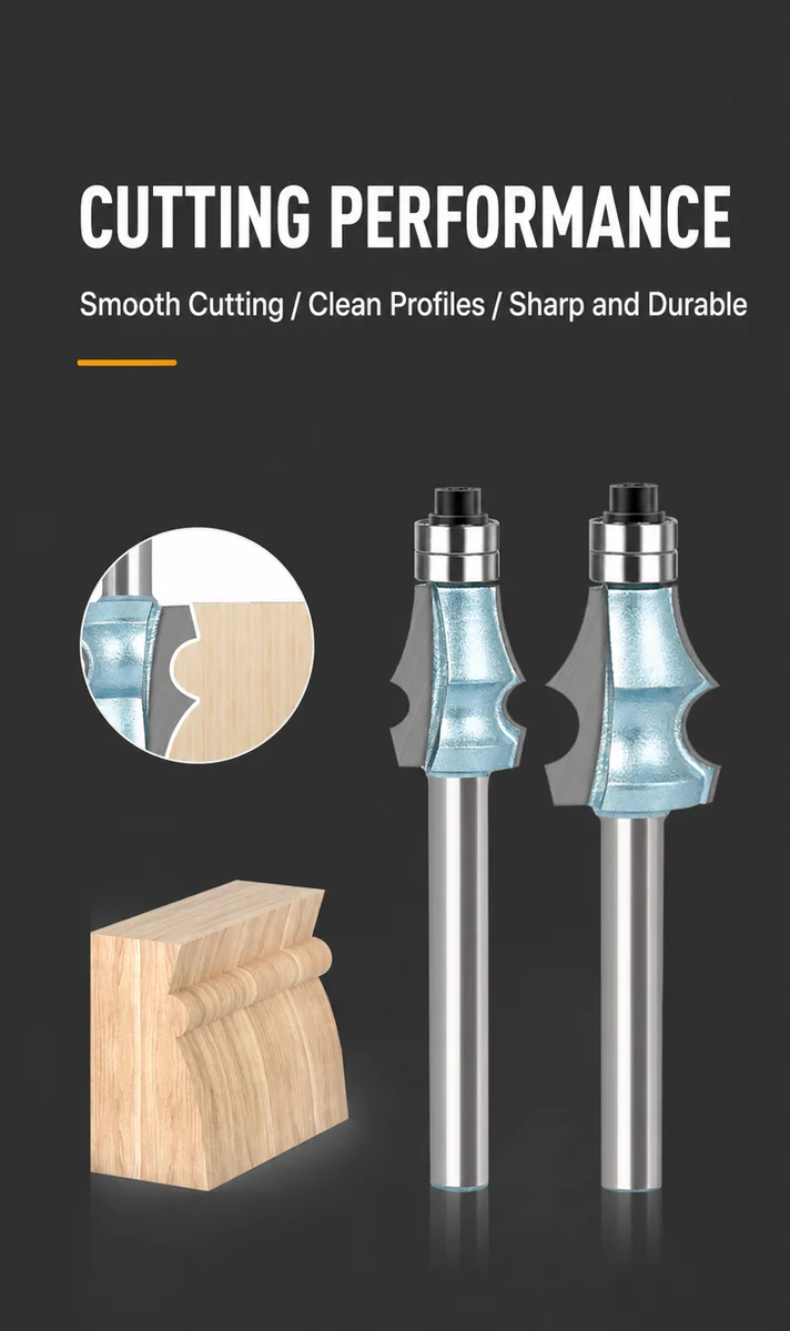 CUTQOR Classical Molding Router Bits product detail