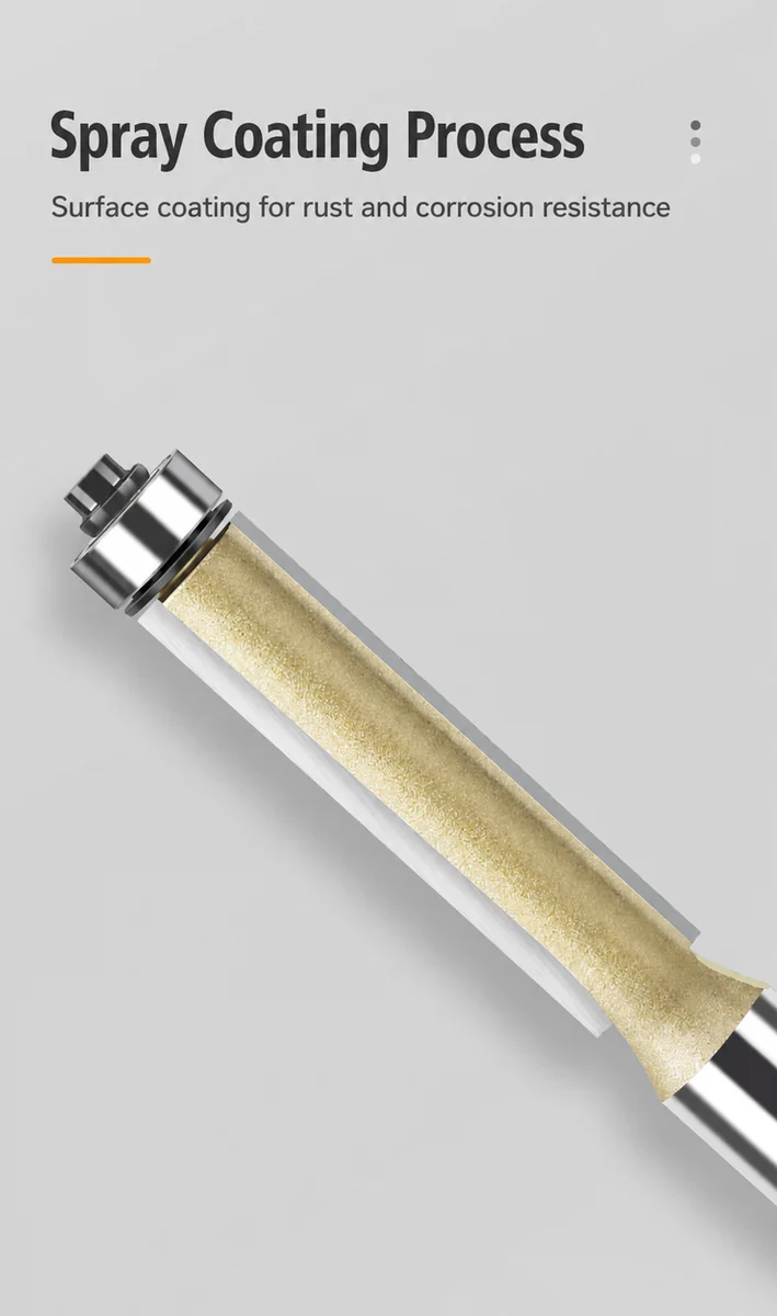 CUTQOR Professional Imperial Flush-Trim Router Bits product detail
