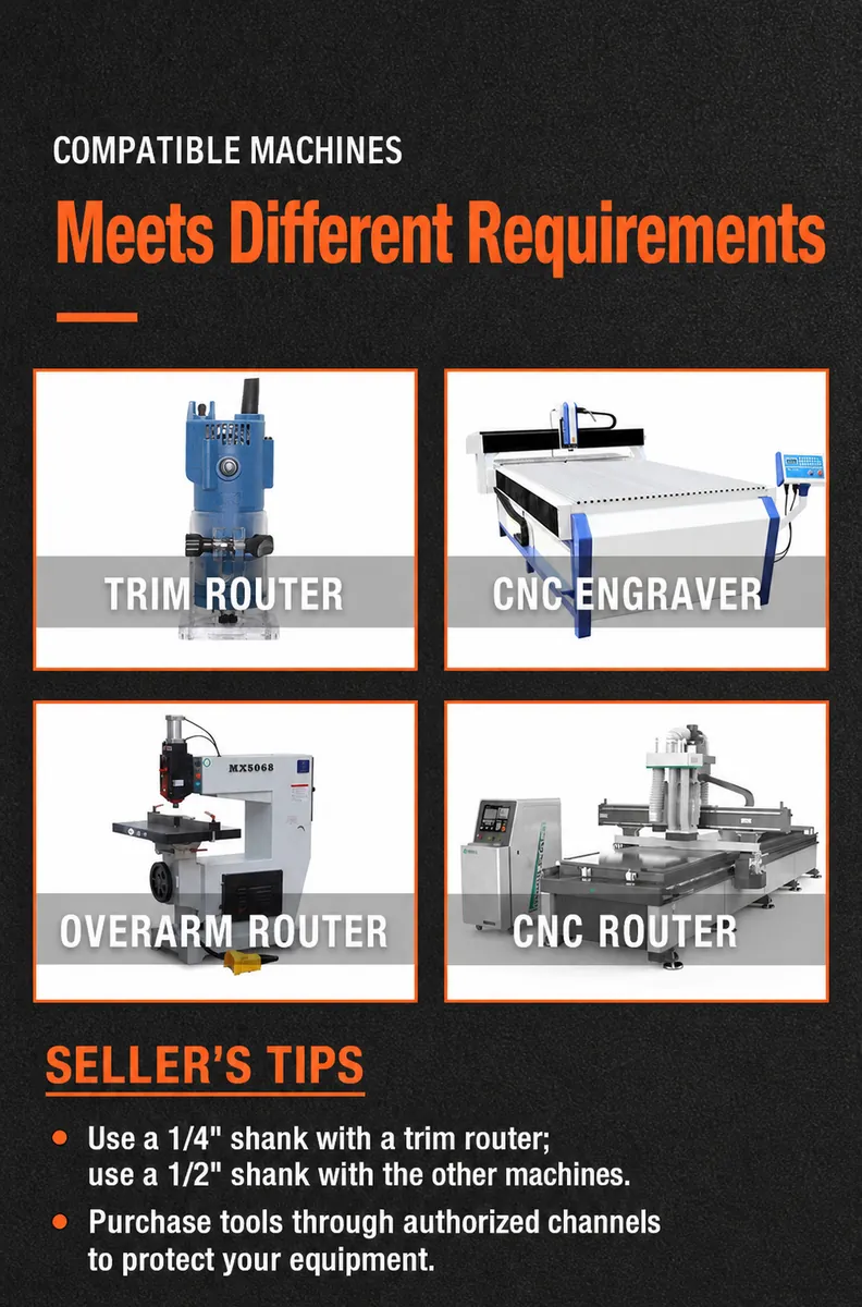 Trim router CNC engraver overarm router and CNC router compatibility