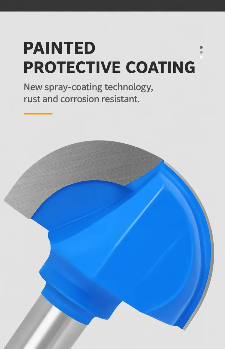CUTQOR Deep Round-Nose & Core Box Router Bit Series product detail