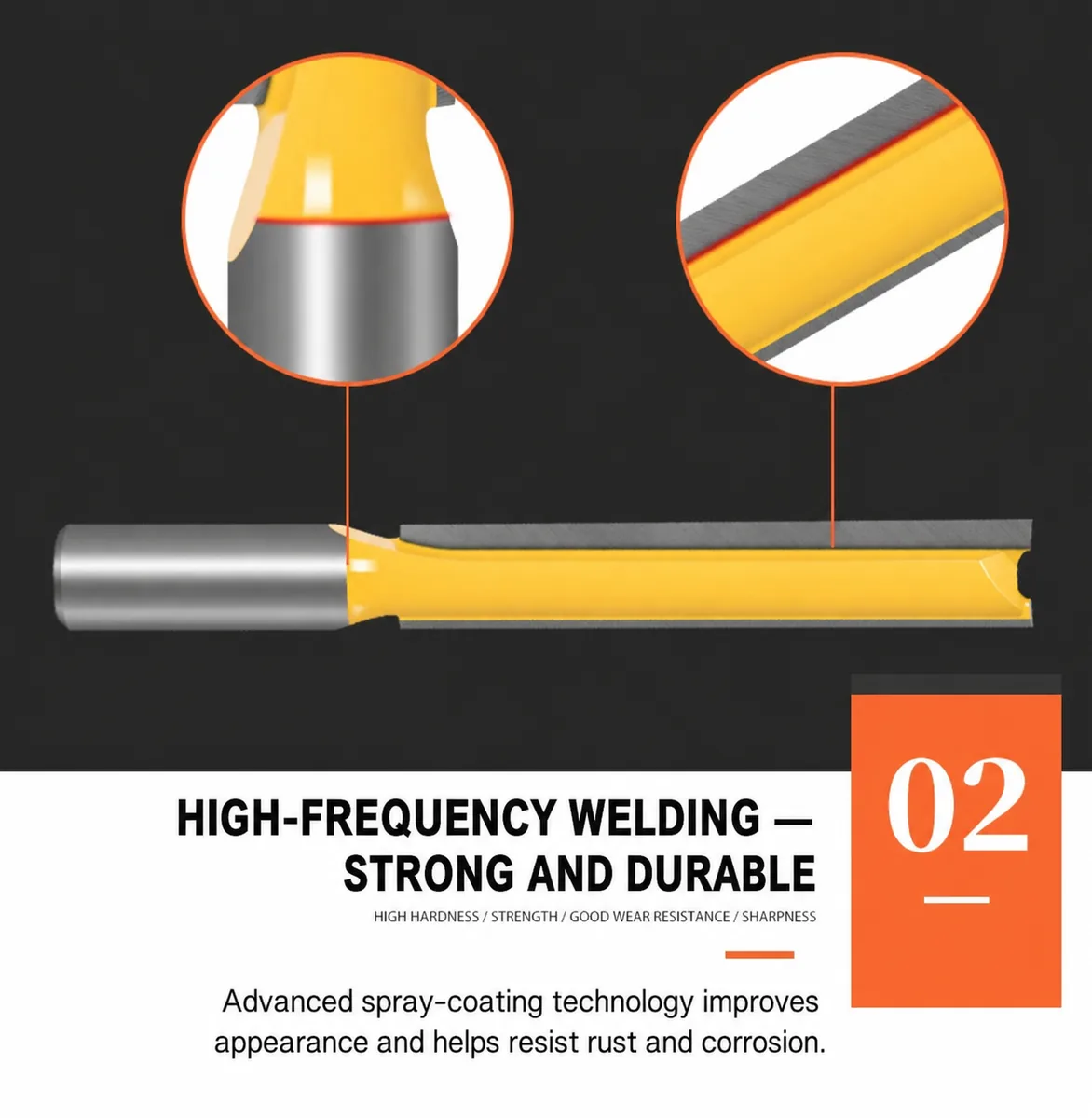 High-Frequency Welded Cutter and Shank