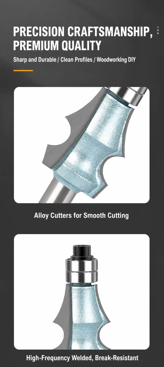 CUTQOR Classical Molding Router Bits product detail