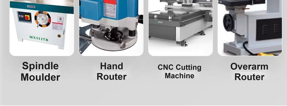 CUTQOR 15° Horse-Nose Profile & Bevel Door Panel Router Bits product detail