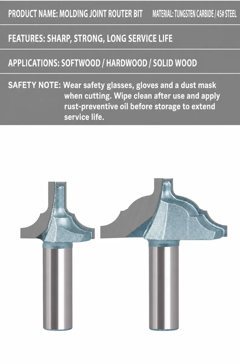 Door and Window Profile Joint Router Bit Introduction