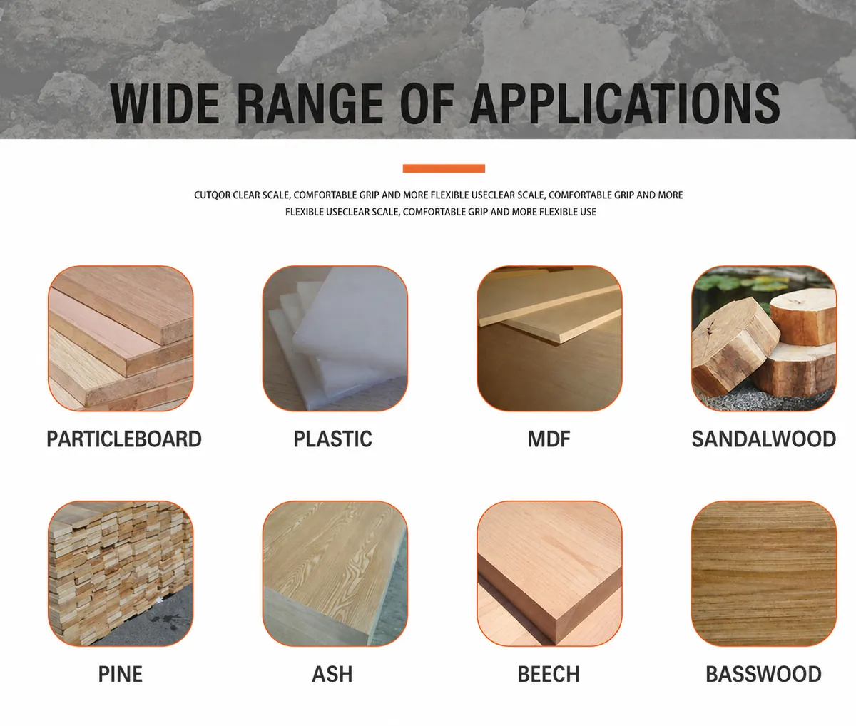 Supported Wood and Panel Materials