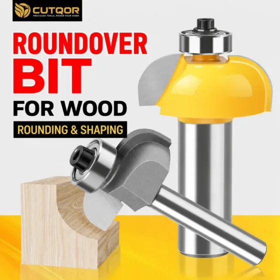 Bearing-Guided Roundover & Molding Router Bits