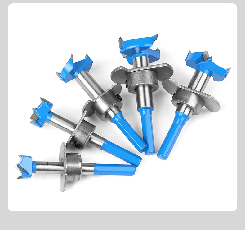 CUTQOR Adjustable Depth-Stop Hinge Boring Bits product detail