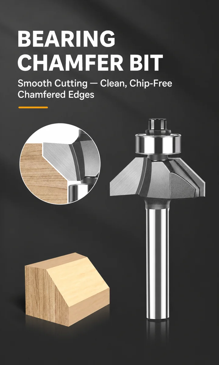 CUTQOR Multi-Profile 1/4-Inch Router Bit Series product detail