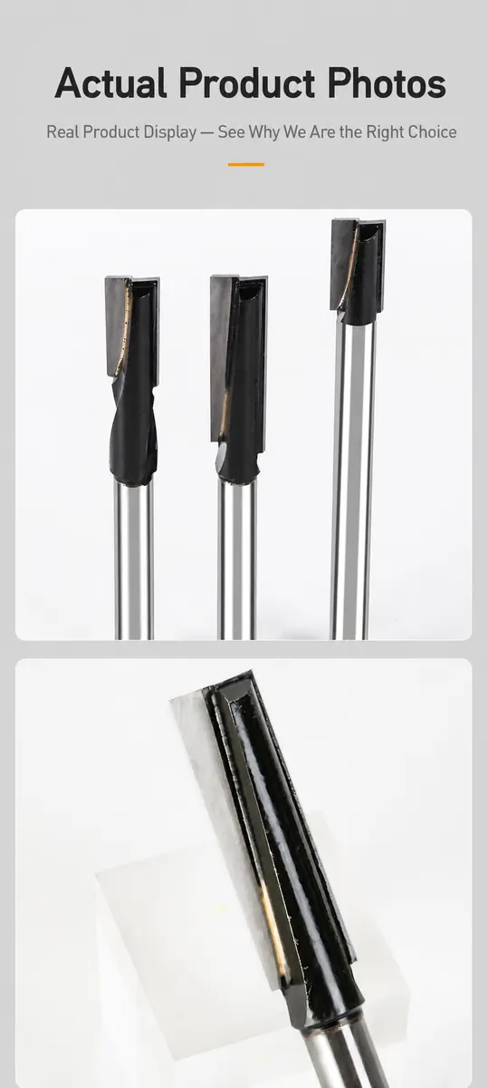 Extra-long door lock mortising bit actual product photos
