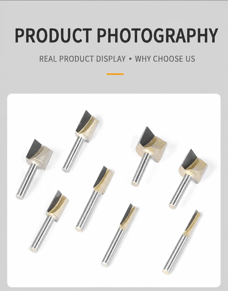 CUTQOR Professional Bottom-Cleaning Router Bits product detail