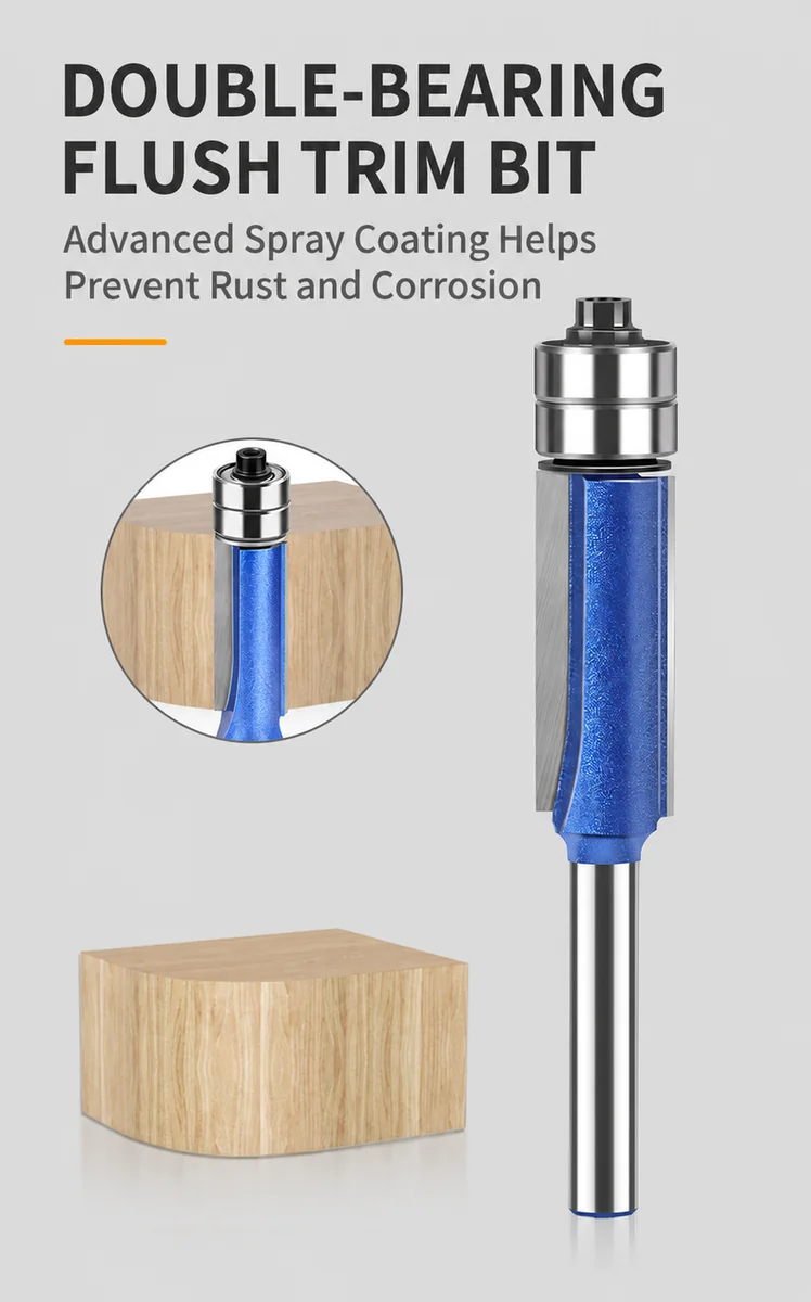 CUTQOR Multi-Profile 1/4-Inch Router Bit Series product detail