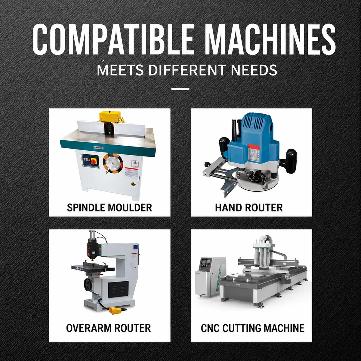 Compatible Machines for Roundover Router Bits
